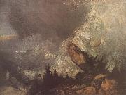 J.M.W. Turner The Fall of an Avalanche in the Grison oil painting